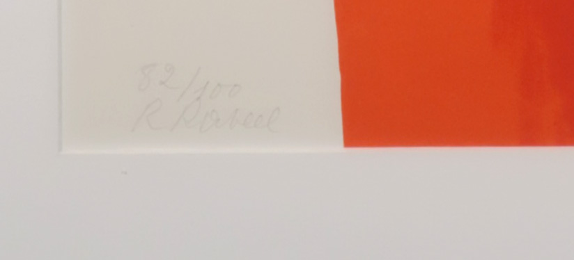 Roger Raveel - Kleurenlitho, Omhelzing - Ingelijst kopen? Bied vanaf 550!