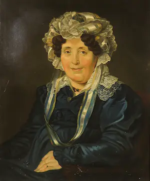 Niet of onleesbaar gesigneerd - Olieverf op doek, Portret van een vrouw - Ingelijst (Groot) kopen? Bied vanaf 1!