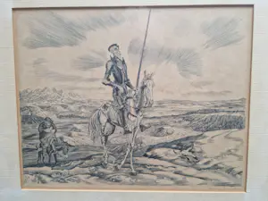 Kuno Brinks - Don Quichot met Sancho Panza kopen? Bied vanaf 150!