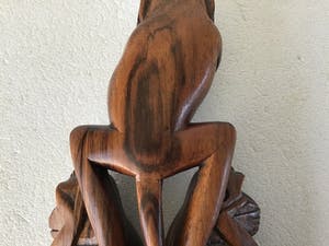 Curiosa - Art Deco.houtsnijwerk ,aapjes.Amsterdamse school stijl. kopen? Bied vanaf 50!