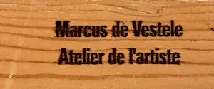 Marcus De Vestele - Prächtiges expressionistisches Porträt auf Leinwand, um 1970 kopen? Bied vanaf 180!