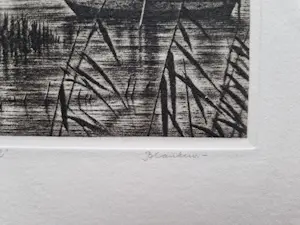 Hans Blanken - Sfeervolle nacht ETS "de Looden hel" zeer kleine oplage (12) - potloodgesign kopen? Bied vanaf 141!