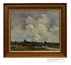 Antoon Markus - Vergezicht met wolkenlucht 1903 verkauft für € 275!