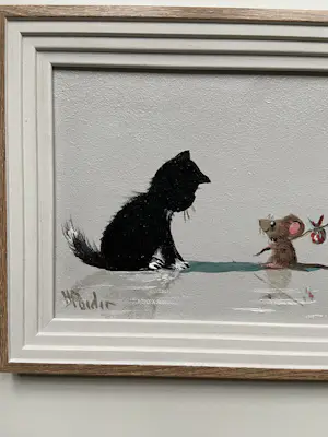 Henk Poeder - Kitten met muisje kopen? Bied vanaf 78!