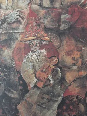 Astrid Engels - Geliefden. Art print. Gesigneerd. kopen? Bied vanaf 69!