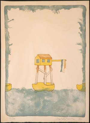 Mark Brusse - Litho, Zonder titel kopen? Bied vanaf 1!