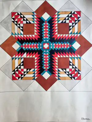 Jacob Bosman - Abstracte Geometrie verkauft für € 200!
