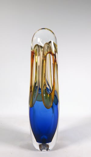 Adam Jablonski - Glas, Tweekleurig sculptuur kopen? Bied vanaf 80!