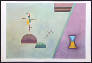Wassily Kandinsky - Deux raies noires, dubbelpagina litho kopen? Bied vanaf 95!