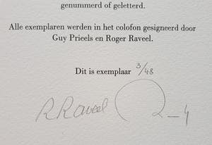 Roger Raveel - Oscar en de blijde dood, complete uitgave met 3 etsen kopen? Bied vanaf 750!