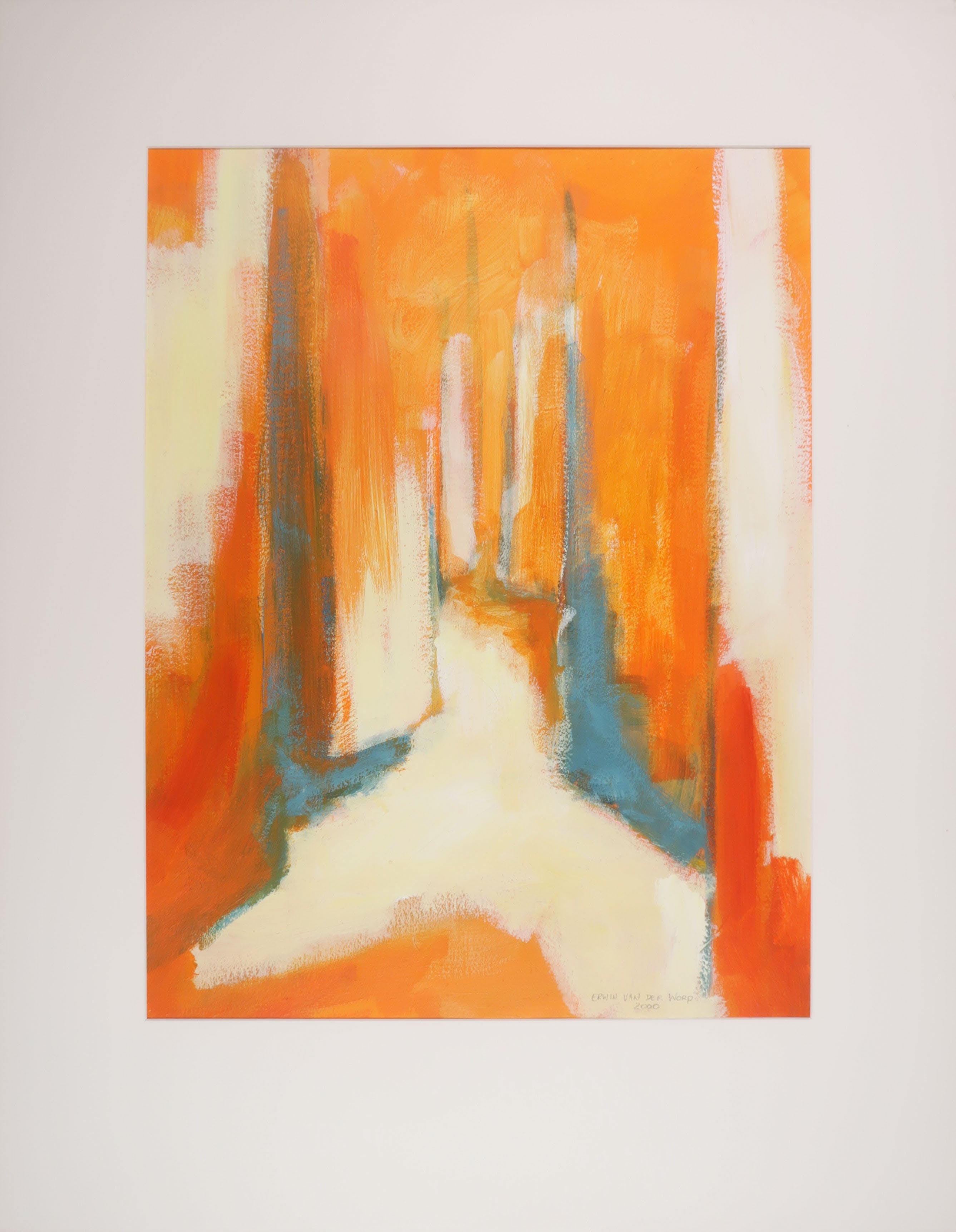 Erwin van der Worp - Acryl op papier, Zonder titel kopen? Bied vanaf 1!