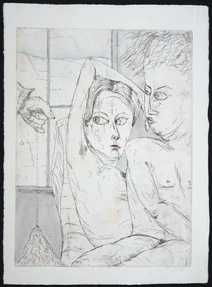 Henk Visch - Handgekleurde ets, Al het naderen nr. 1 kopen? Bied vanaf 1!