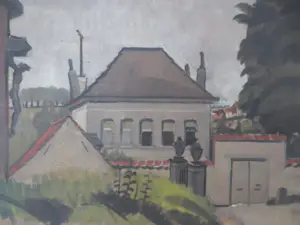 Anne-Pierre De Kat - Dorpsgezicht Belgie 1930 kopen? Bied vanaf 400!