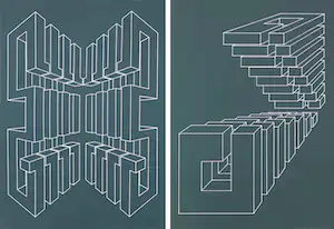 Harry Karssen - Z.T. abstractie kopen? Bied vanaf 15!