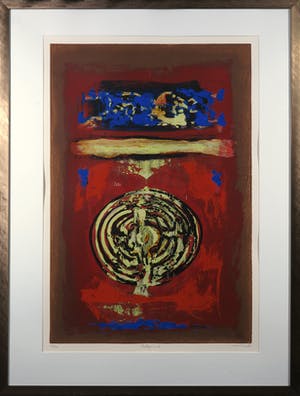 Hans Vanhorck - Zeefdruk, Labyrinth - Ingelijst (Groot) kopen? Bied vanaf 50!