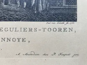 Pieter Fouquet - Gezicht van de Reguliers of Munts - Tooren van de Cingel te zien kopen? Bied vanaf 40!