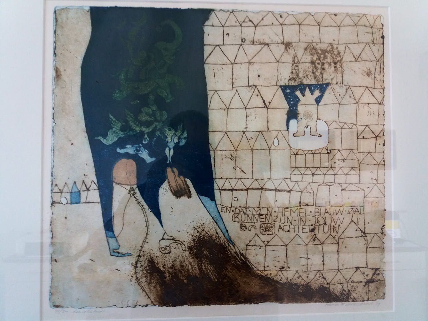 Michel van Overbeeke - hemelsblauw 45/50 verkocht voor € 50!