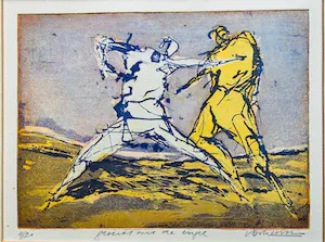 Ad van Bokhoven - Gevecht met de engel kopen? Bied vanaf 30!