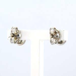 14k wit gouden oorknoppen bezet met briljant geslepen diamant tot. 0,10ct kopen? Bied vanaf 1!