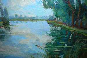 Louis Haver - Olieverfschilderij omgeving Loosdrecht kopen? Bied vanaf 100!