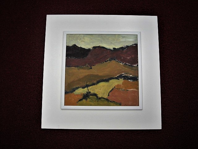 Hanneke Nobel - intrigerend impressionistisch olieverf "woestijn Zuid Afrika" gesigneerd  kopen? Bied vanaf 1!