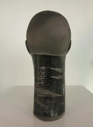 Ida De Roy - Set van twee sculpturen van keramiek, Hoofden kopen? Bied vanaf 200!