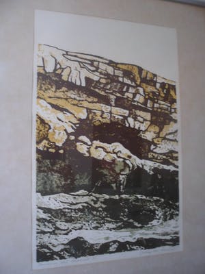 Antony van Lieshout - Litho. titel, "Baranco del Muscarat". kopen? Bied vanaf 30!