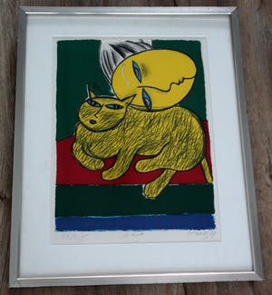 Corneille - Litho: La chatte - 1987 kopen? Bied vanaf 295!