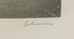 Niet of onleesbaar gesigneerd - Aquatint, Le grand large kopen? Bied vanaf 1!