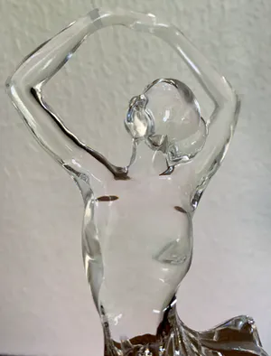 Niet of onleesbaar gesigneerd - RCR Royal Crystal Rock - Sculpture Ballet danseres, sierlijke houding - Kristal kopen? Bied vanaf 1!