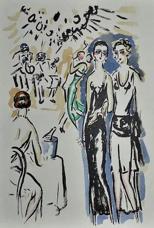 Kees van Dongen - Pochoir uit La Garconne 1925 kopen? Bied vanaf 175!