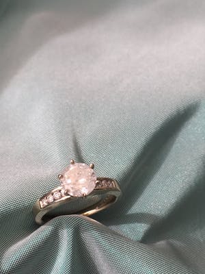 18K Goud - witgouden ring met een briljant geslepen diamant van 1.13 caraat kopen? Bied vanaf 1050!
