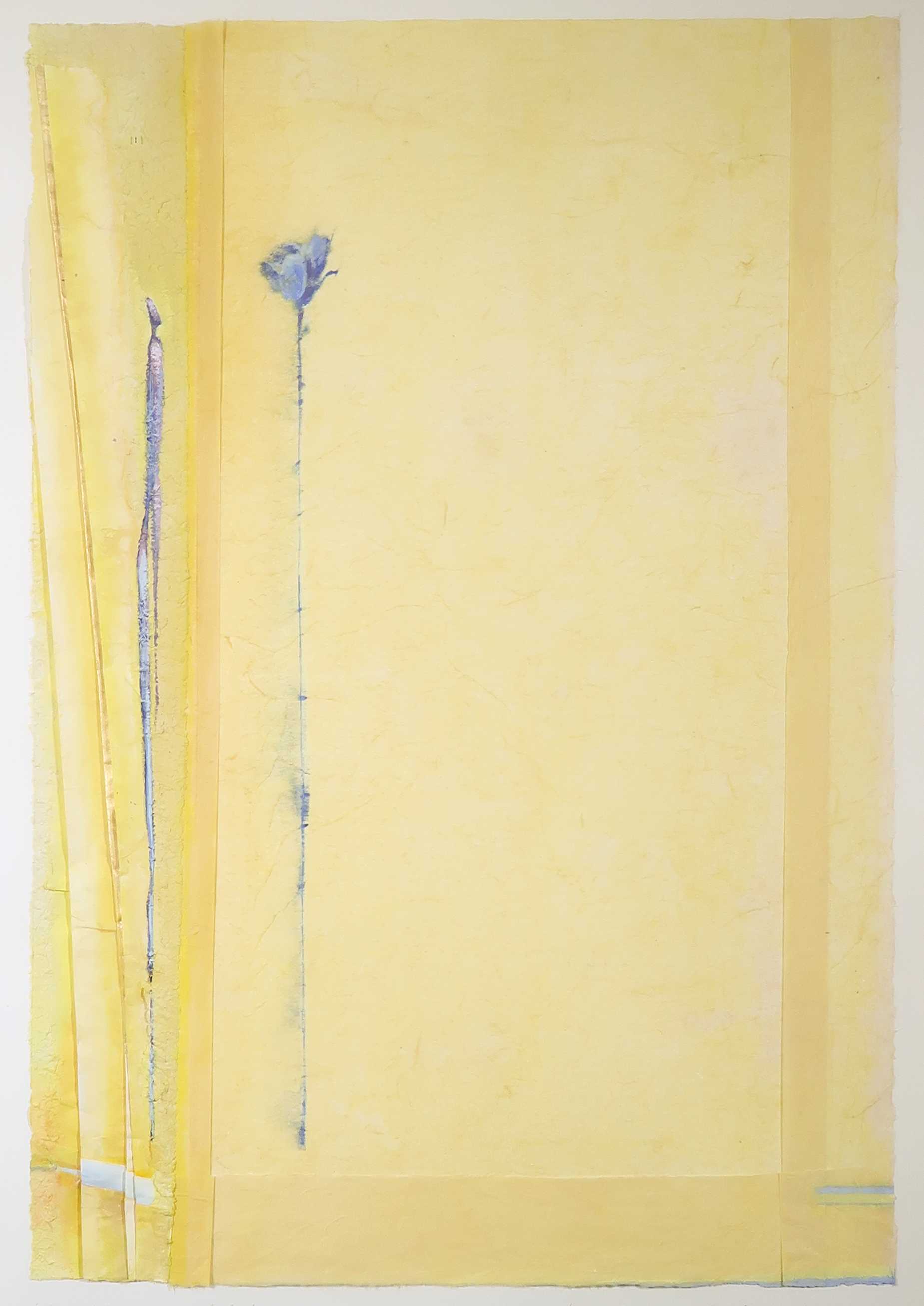 Helen Westgeest - Gouache en collage van geschept papier, Stille kracht - Ingelijst kopen? Bied vanaf 60!