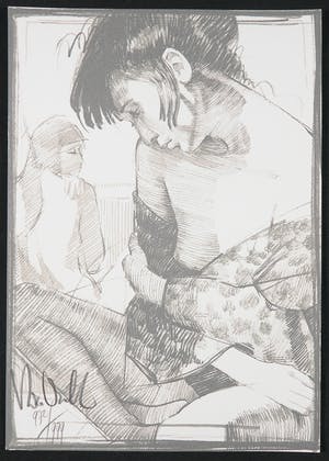 Nico Vrielink - Frank Lejeune, Martin van Dijk e.a., Lot van 10 zeefdrukken kopen? Bied vanaf 1!