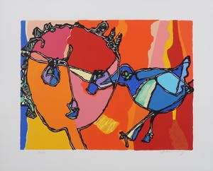 Jan Latinne - Zeefdruk, Zonder titel kopen? Bied vanaf 20!