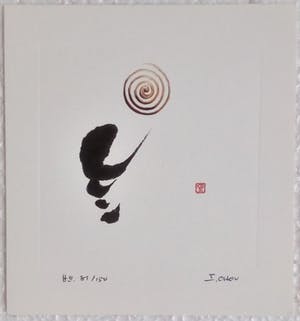 Irene Chou - 3 Zeefdruken - ‘Calligraphy’ - handgesigneerd en genummerd kopen? Bied vanaf 35!