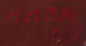 Pieter Haan - Acryl op doek, Gezicht kopen? Bied vanaf 1!