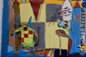 Cor de Jong - Zeefdruk op papier - Zonder titel - Ingelijst kopen? Bied vanaf 1!