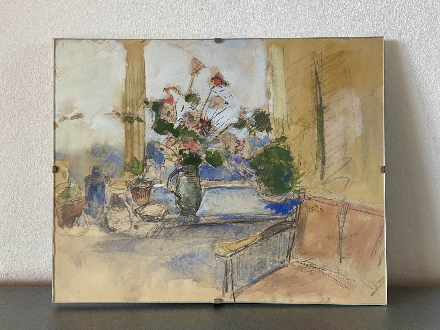 Hendrik Hemmes - Interieur met bloemen kopen? Bied vanaf 25!