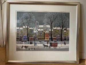 Michel Delacroix - La Neige sur la Seine kopen? Bied vanaf 400!