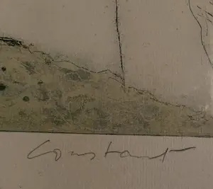 Constant - "De bekering van Venus" - ingelijste ets/aquatint kopen? Bied vanaf 495!