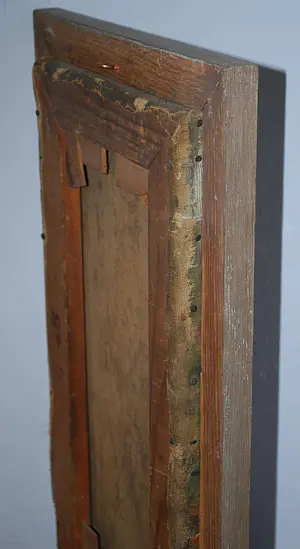 Matthijs Hage - Bos met bomen aan de slootkant - olieverfschilderij kopen? Bied vanaf 200!