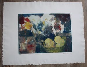 Kees Verwey - Ets/aquatint - bloemstilleven kopen? Bied vanaf 125!