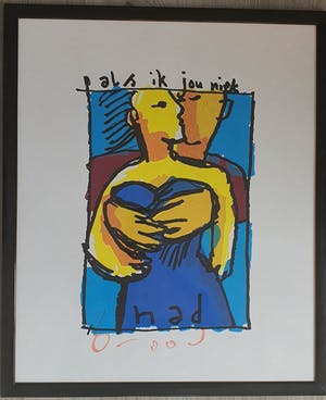 Herman Brood - Als ik jou niet had - gesigneerd - 350 ex - ingelijst kopen? Bied vanaf 275!