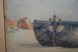 George Hitchcock - aquarel Egmond aan zee kopen? Bied vanaf 350!