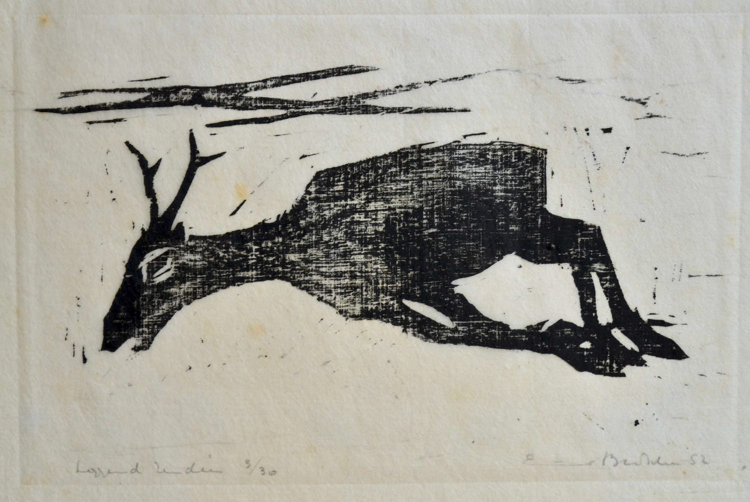 Enno Brokke - liggend rendier kopen? Bied vanaf 10!