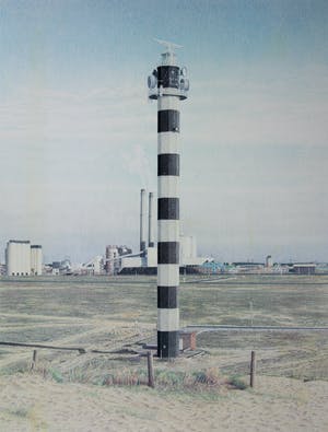 Frans Room - zeefdruk - Vuurtoren aan de Maasvlakte - FR0040 kopen? Bied vanaf 1!