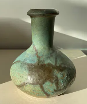 Niet of onleesbaar gesigneerd - Kunst Keramische steengoed flesvaas gesigneerd BB kopen? Bied vanaf 1!