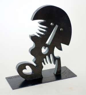 Wouter Stips - Wensbeeldje "Dierbaar" van kunstenaar Wouter Stips - 2008 verkocht voor € 100!