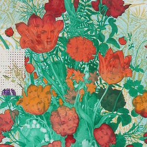 Harald Vlugt - collage: Human Jungle I - Let op de vele mooie details! - ingelijst - 21933 kopen? Bied vanaf 1!